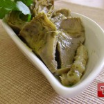 Artichokes with garlic, parsley and oil
