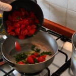 Tomatoes in the pan