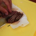 Sliced fillet beef