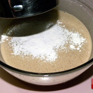 Sifted flour