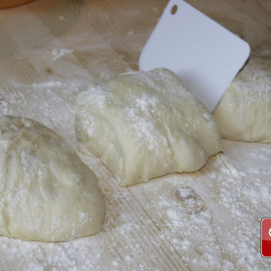 Split the dough