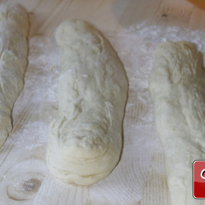 Work the dough into 3 loaves