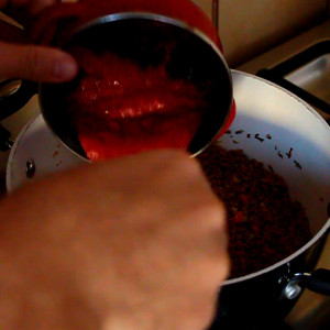 Add the tomato