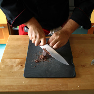 Wie man die Schokoladen-Mousse macht