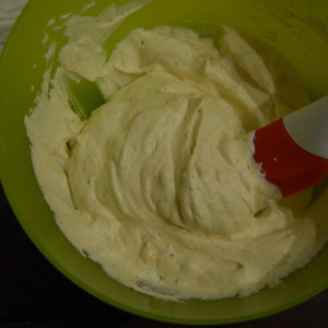 Resulting creamy mixture 