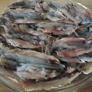 Limpiar las sardinas