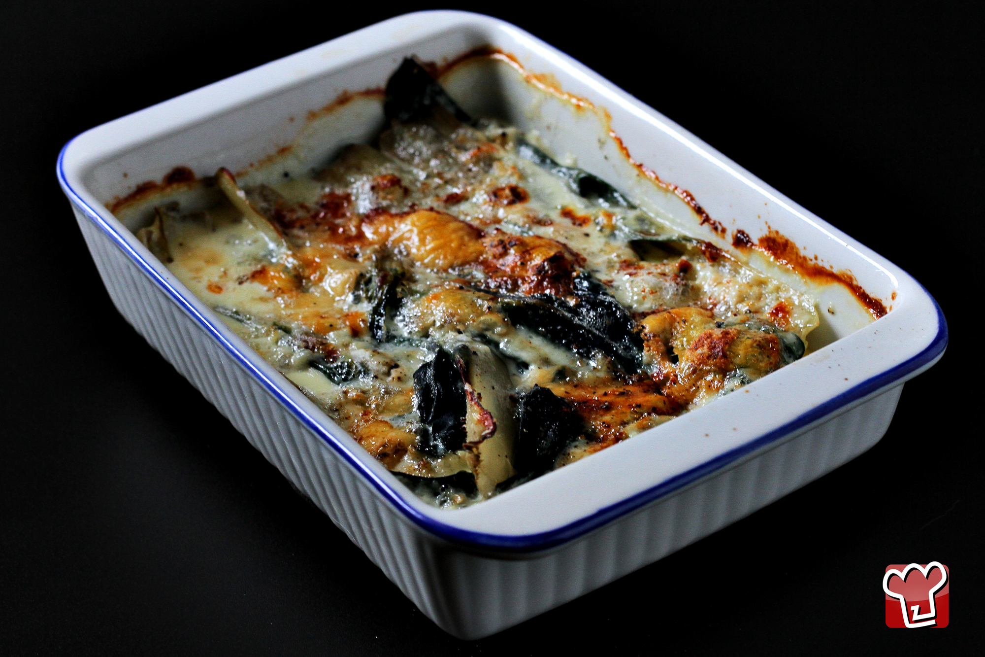 Coste al forno con gorgonzola