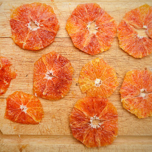 Cut the orange