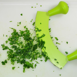 Chop the parsley