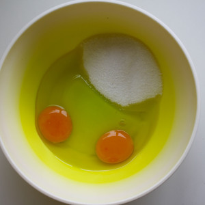 Eier und Zucker