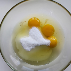 Huevos y azúcar
