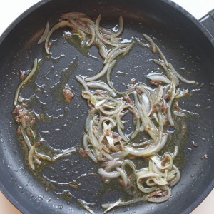 Onion and anchovy